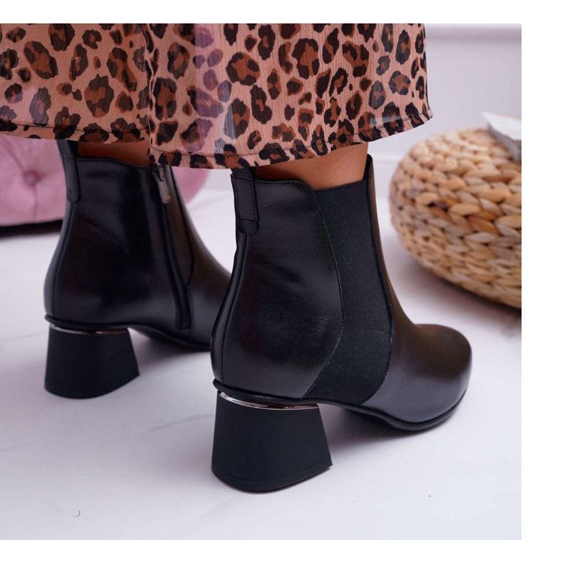 Botas Piel Mujer Laura Messi Negro 2034 2