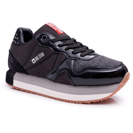 Zapatos Deportivos de Mujer Big Star Black EE274721 negro 4