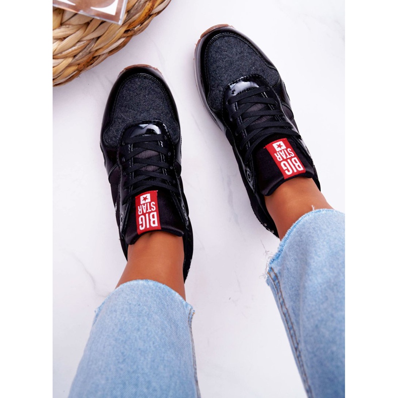 Zapatos Deportivos de Mujer Big Star Black EE274721 negro 2