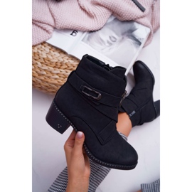 Vinceza Botas De Mujer Con Tacón Ante Negro Brave 6