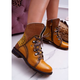 Botas Mujer Piel Maciejka Amarillo 3623A-07 2