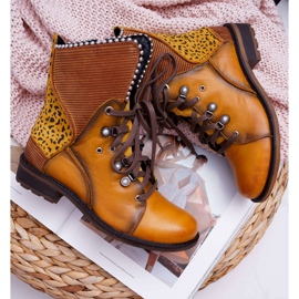 Botas Mujer Piel Maciejka Amarillo 3623A-07 7