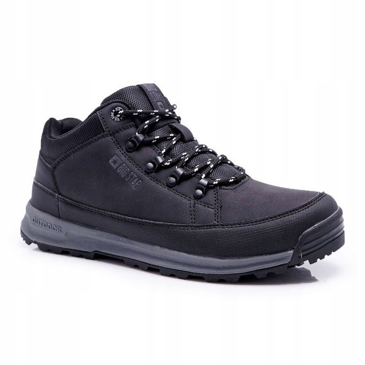 Zapatos de trekking para jóvenes Big Star High Outdoor Black EE274816 negro 1