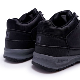Zapatos de trekking para jóvenes Big Star High Outdoor Black EE274816 negro 5