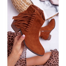 Botas vaqueras Camel Agnes para mujer marrón 6