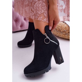 BUGO Botas de mujer negras DubiDa con tacón alto negro 1