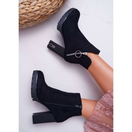 BUGO Botas de mujer negras DubiDa con tacón alto negro 3