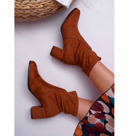 Botas de Mujer con Tacón Alto Sergio Leone Slip-on Camel LikeStar marrón 3