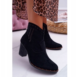 FP1 Botas De Mujer Con Tacón Ante Negro Westema 1