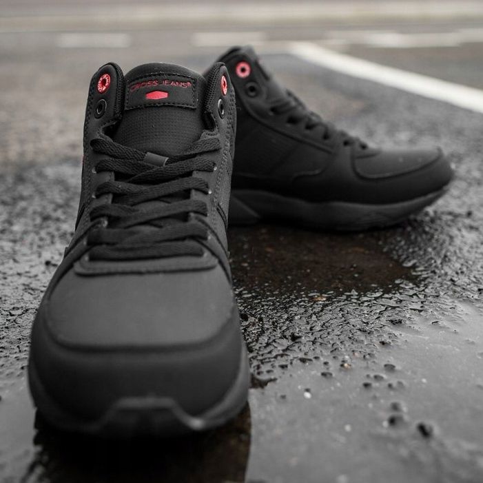 Zapatillas Trekking Hombre Cross Jeans Negras EE1R4121C negro 2 Zapatillas Trekking Hombre Cross Jeans Negras EE1R4121C negro 2