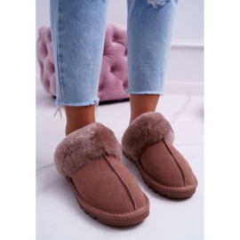 Pantuflas Mujer Caqui Mirendy 2