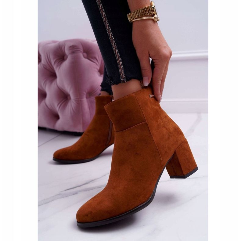 Botas De Mujer Con Tacón Alto Sergio Leone Camel BT522 marrón 1 Botas De Mujer Con Tacón Alto Sergio Leone Camel BT522 marrón 1