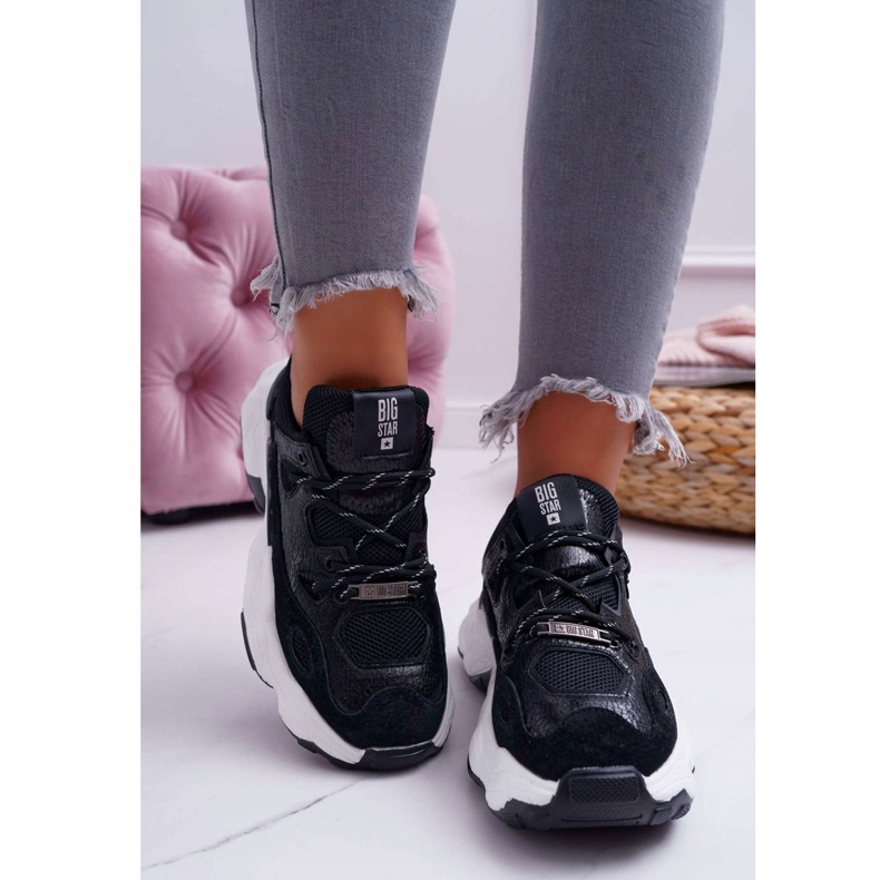 Zapatos deportivos para mujer Big Star de Daniel Lopez Negro FF274431 2