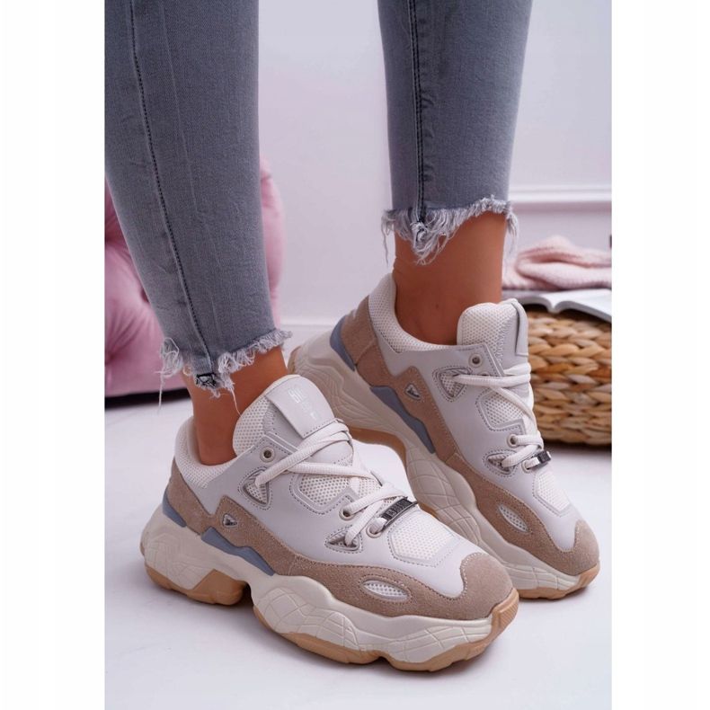 Zapatos deportivos para mujer Big Star de Daniel Lopez Beige FF274429 2