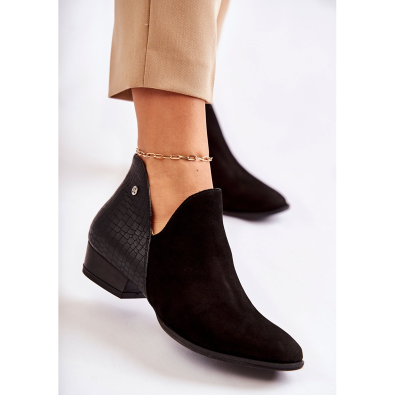 Botas Planas Mujer Maciejka Leather Black 04091-62 / 00-5 negro 1