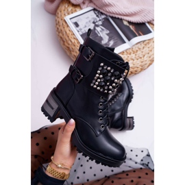POPA Botas altas de mujer Rock With A Flap Black Infinity negro 6