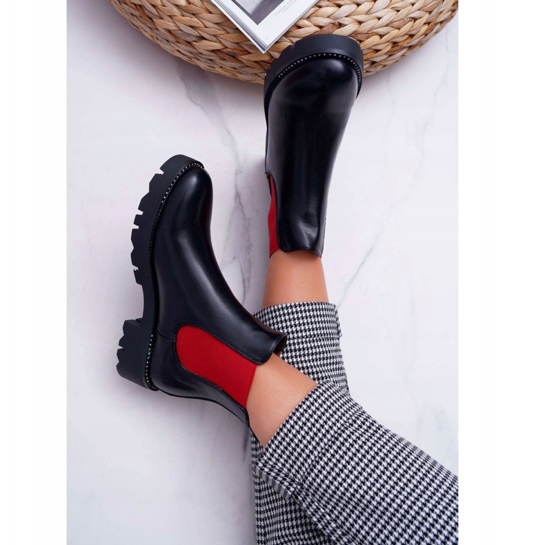 HAN Botines de mujer Jodhpur boots Red Erasers Black Superpower rojo 2 HAN Botines de mujer Jodhpur boots Red Erasers Black Superpower rojo 2