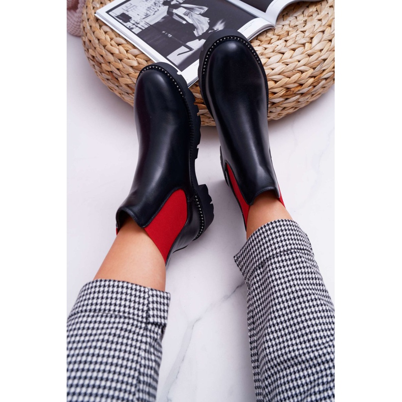 HAN Botines de mujer Jodhpur boots Red Erasers Black Superpower rojo 1 HAN Botines de mujer Jodhpur boots Red Erasers Black Superpower rojo 1