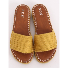 Pantuflas alpargatas miel 7970-PL Amarillo 2