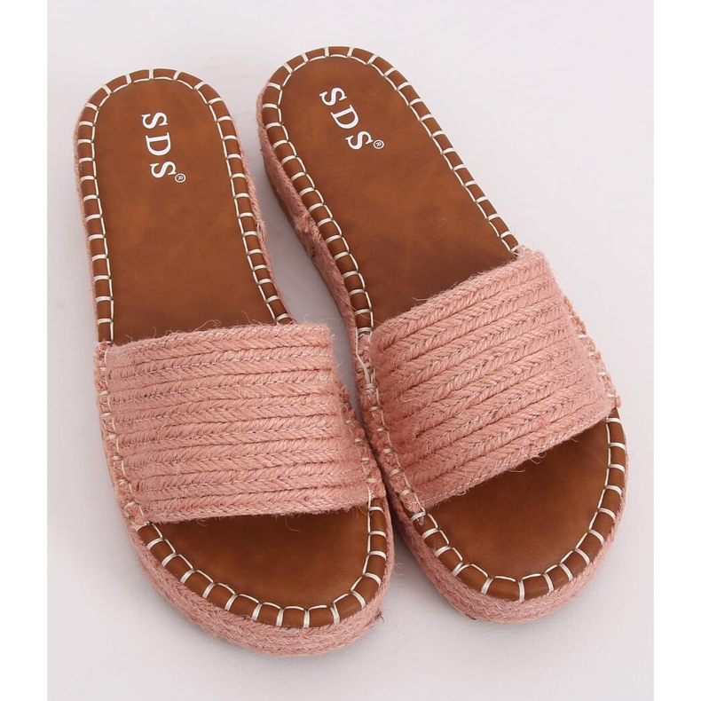 Pantuflas alpargatas rosas 7970-PL Rosa 1