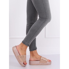 Champagne N-59 Zapatillas Champagne con suela gruesa multicolor amarillo 2