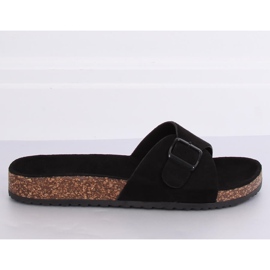 Pantuflas scholki negras 6103 Black negro 2