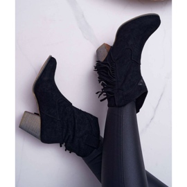 Botas de Mujer Botas de vaquero con hebilla Negro Marciapo 3