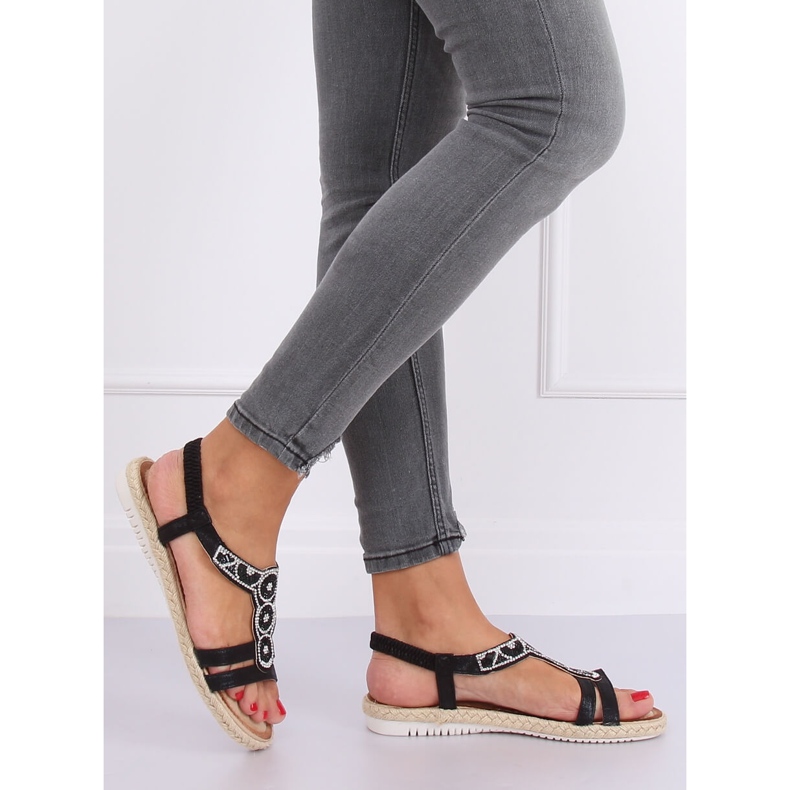 Sandalias alpargatas negras CO-78 Black negro 2