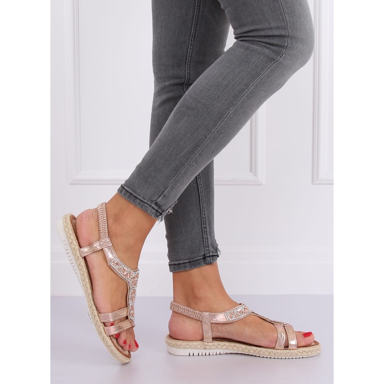 Sandalias alpargatas Champagne CO-78 Champagne rosa 2