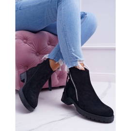 SEA Botas De Mujer Ante Cálida Dos Sandalias Negras Ohoo negro 4