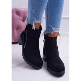 SEA Botas De Mujer Ante Cálida Dos Sandalias Negras Ohoo negro 3