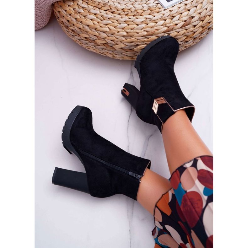 FE1 Botas De Mujer En El Tacón Gamuza Caliente M319 Negro Midway 2 FE1 Botas De Mujer En El Tacón Gamuza Caliente M319 Negro Midway 2