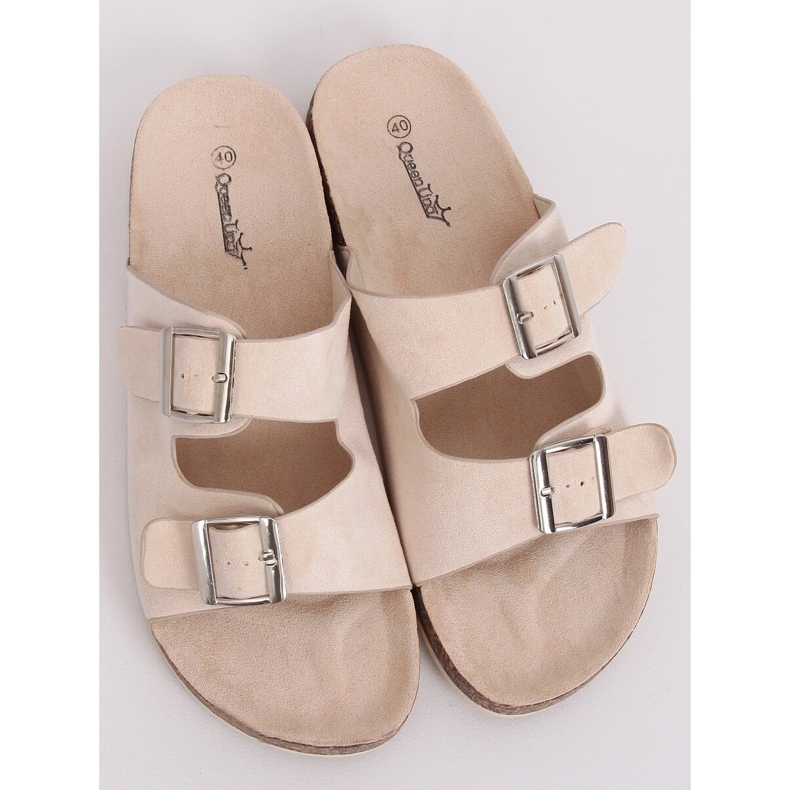 Pantuflas scholki beige BL3100-SF Beige 2