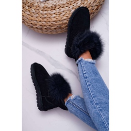 HAN Botas para la nieve de mujer con piel de ante negro Memento 4