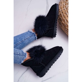 HAN Botas para la nieve de mujer con piel de ante negro Memento 6