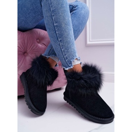 HAN Botas para la nieve de mujer con piel de ante negro Memento 3