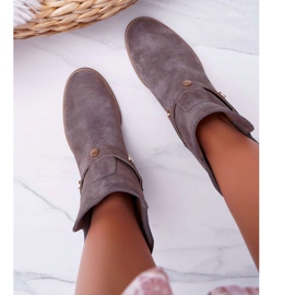Botas de Mujer Laura Messi 1890 Suede Leather Gris Darmah 3