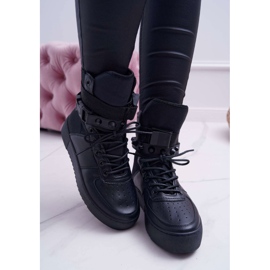 Calzado Deportivo Mujer Black Quake Belts negro 2