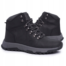 Zapatos de cuero Trekker para hombre Big Star Black EE174201 negro 5