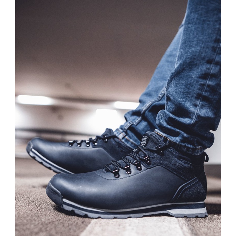 Zapatos Trekking Hombre Big Star Azul Marino EE174443 2