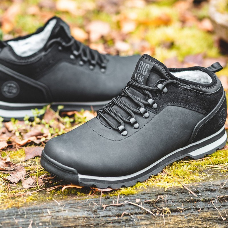 Zapatos Trekking Hombre Big Star Black EE174444 negro 2