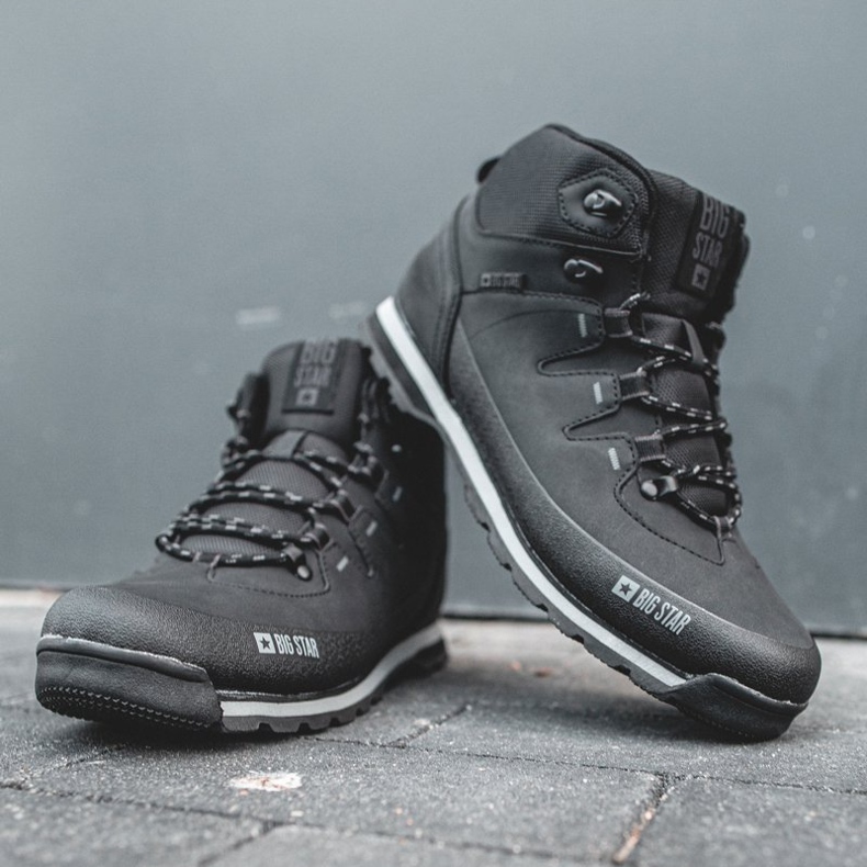 Zapatos Trekking Hombre Big Star Black EE174437 negro 2