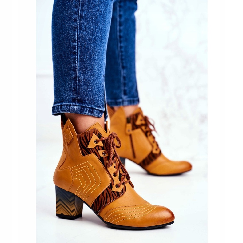 Botas Mujer Piel Maciejka Amarillo 03194 marrón multicolor 1 Botas Mujer Piel Maciejka Amarillo 03194 marrón multicolor 1