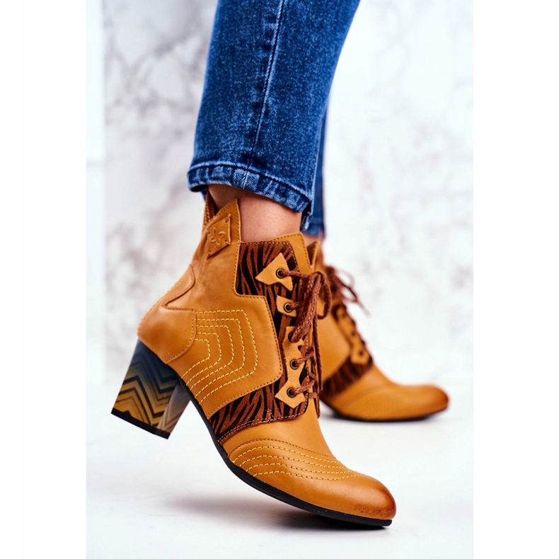 Botas Mujer Piel Maciejka Amarillo 03194 marrón multicolor 2 Botas Mujer Piel Maciejka Amarillo 03194 marrón multicolor 2