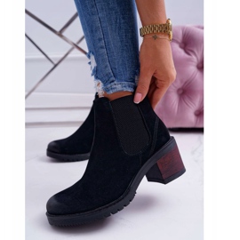 Botas De Mujer Con Tacón Alto Sergio Leone Negro BT702 1
