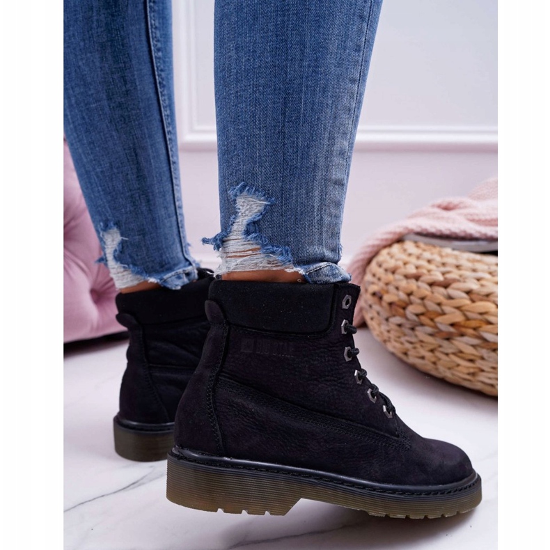 Botas de Mujer Trappers Big Star Negras EE274014 negro 2