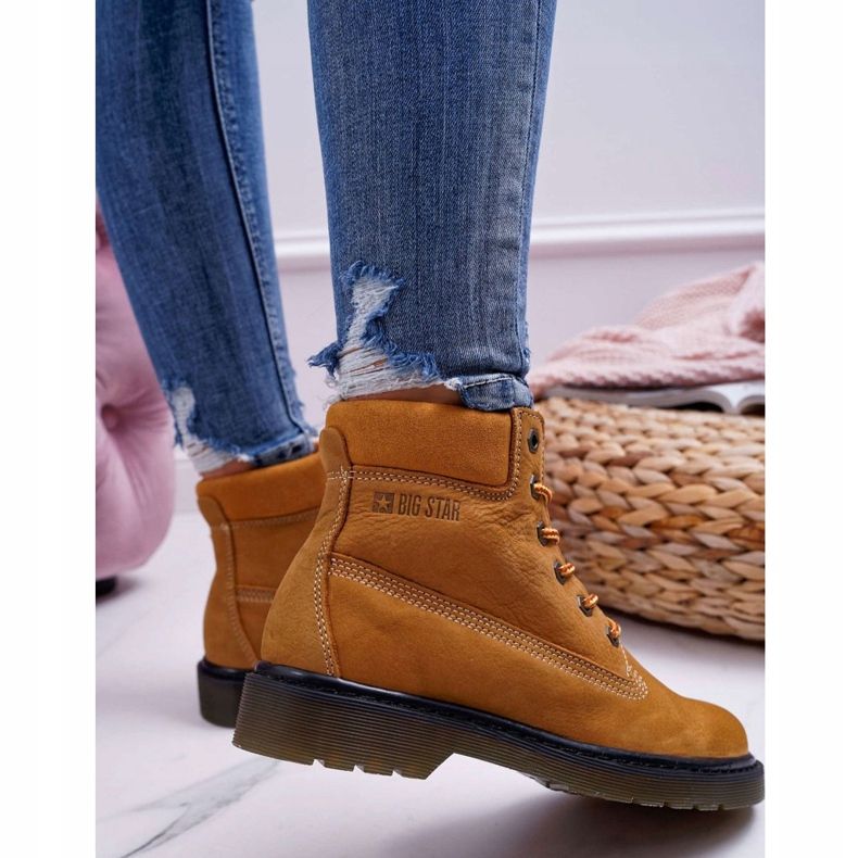 Botas de Mujer Trappers Big Star Camel EE274013 marrón 2 Botas de Mujer Trappers Big Star Camel EE274013 marrón 2