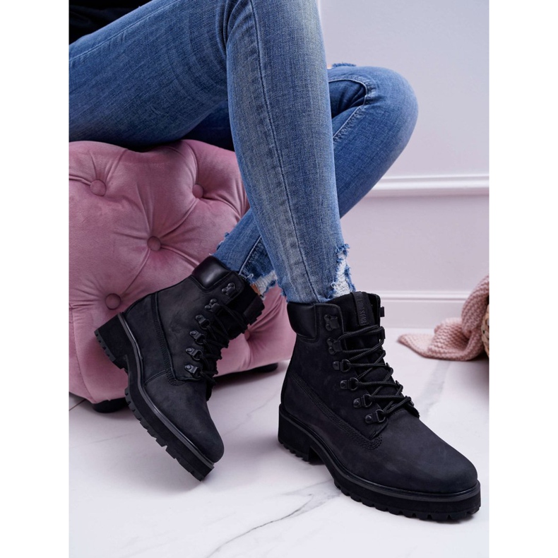 Botas de Mujer Trappers Big Star Black EE274033 negro 1