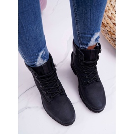 Botas de Mujer Trappers Big Star Black EE274033 negro 3