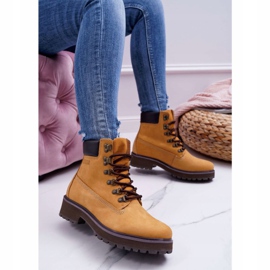 Botas de Mujer Trappers Big Star Camel EE274035 marrón 1
